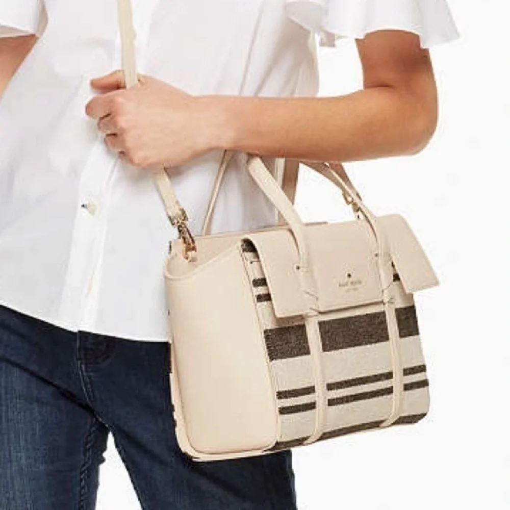 KATE SPADE Daniels Drive Fabric Small Abigail Satchel